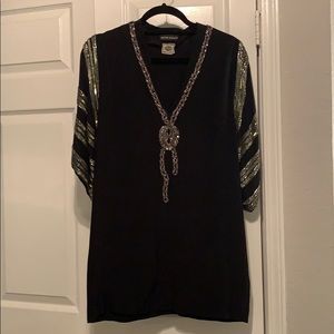 Antik Batik Beaded Mini Dress or Tunic